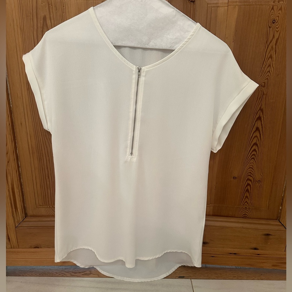 Elegant White Women's Top